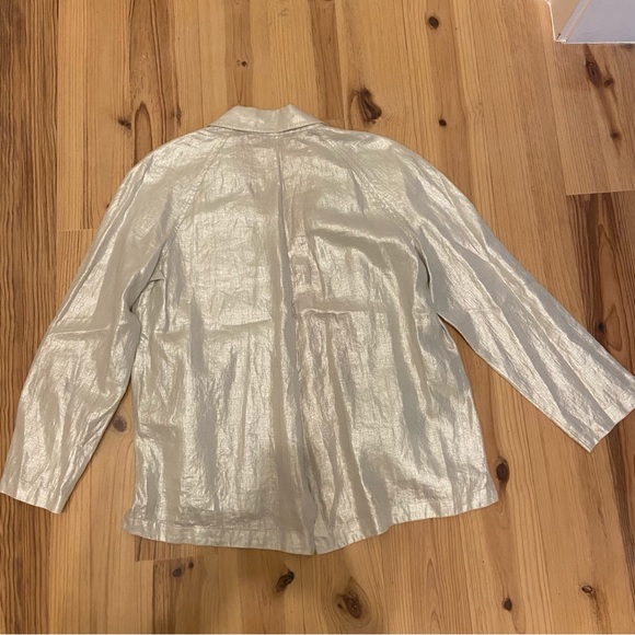Elliott Lauren Size 12 Silver shimmer jacket - Picture 2 of 3